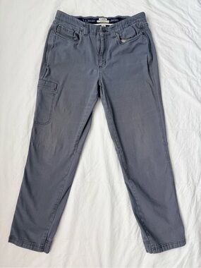 L.L. Bean Women’s Favorite Fit Cargo Pants Gray Utility Hiking Workwear Size 12